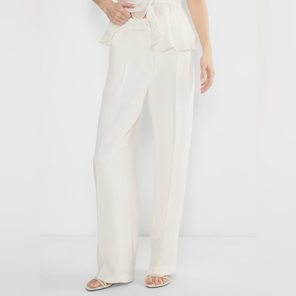 Aritzia / Wilfred Effortless Pant - Ivory Size 8
